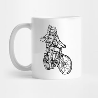 SEEMBO Neanderthal Cycling Bicycle Cyclist Biker Biking Bike Mug